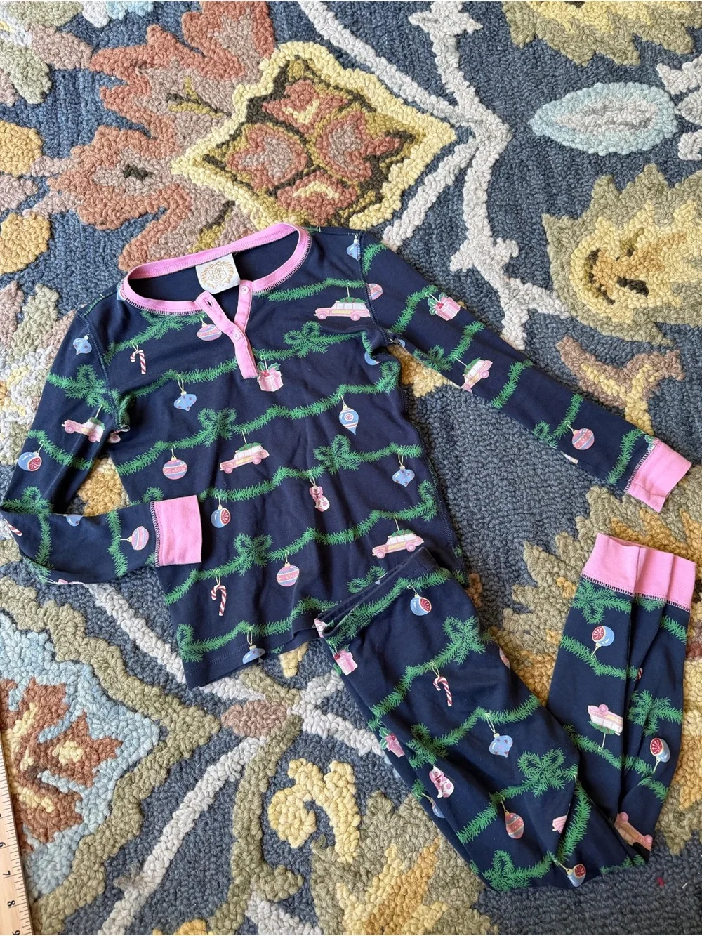 The Beaufort Bonnet Company Christmas Pajamas Size 8 Play Condition